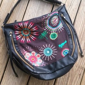 Desigual Purse with Embroidery Detail